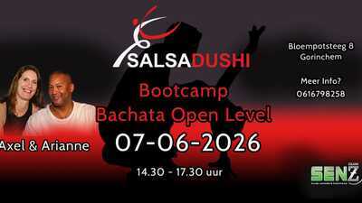 BOOTCAMP BACHATA MODERNA OPEN LEVEL - ZONDAG 7 JUNI